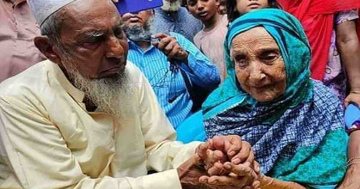 Thanks to social media, mother-son reunite after 70 years in Bramanbaria